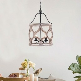 Vintage stijl 4 lichts lantaarn hanglamp