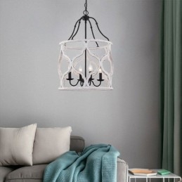 Vintage stijl 4 lichts lantaarn hanglamp