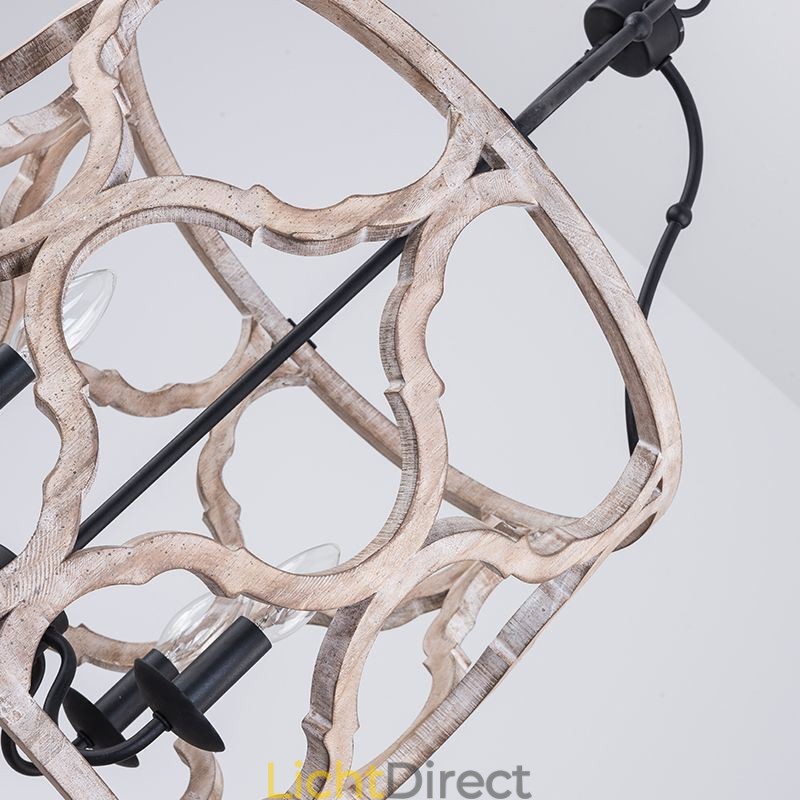 Vintage stijl 4 lichts lantaarn hanglamp