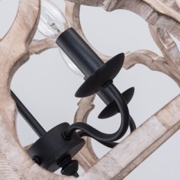 Vintage stijl 4 lichts lantaarn hanglamp