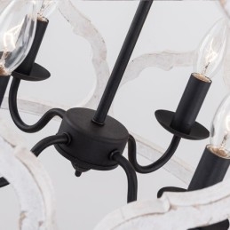 Vintage stijl 4 lichts lantaarn hanglamp