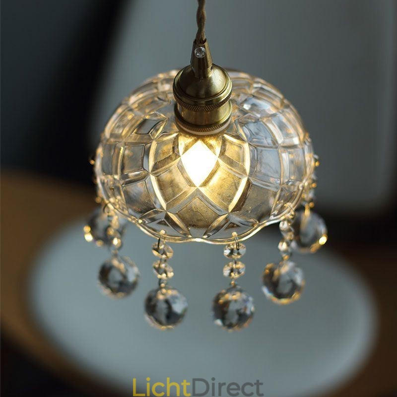 Moderne Mini Glazen Hanglamp 1 Licht Decoratief Licht Armatuur