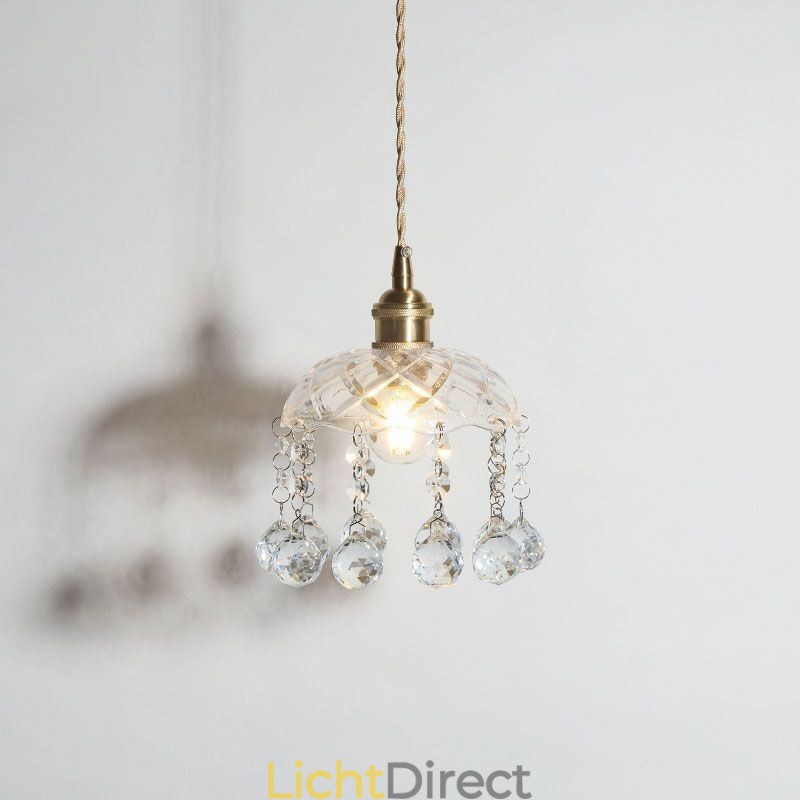 Moderne Mini Glazen Hanglamp 1 Licht Decoratief Licht Armatuur