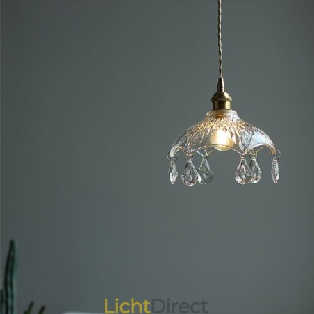 Moderne minimalistische glazen hanglamp, enkele hanglamp Moderne minimalistische glazen hanglamp, enkele hanglamp