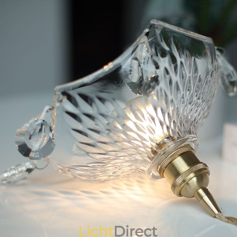 Moderne minimalistische glazen hanglamp, enkele hanglamp