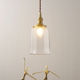 Moderne minimalistische glazen hanglamp decoratieve plafondlamp