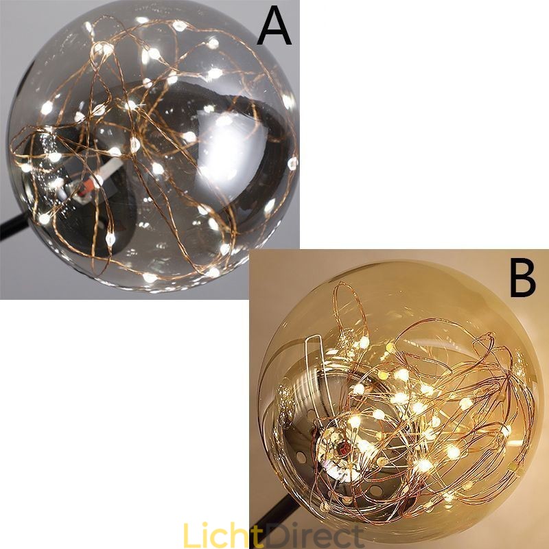 Magic Bean Hanglamp Nordic Stijl Glazen Bol Gypsophila Hanglamp