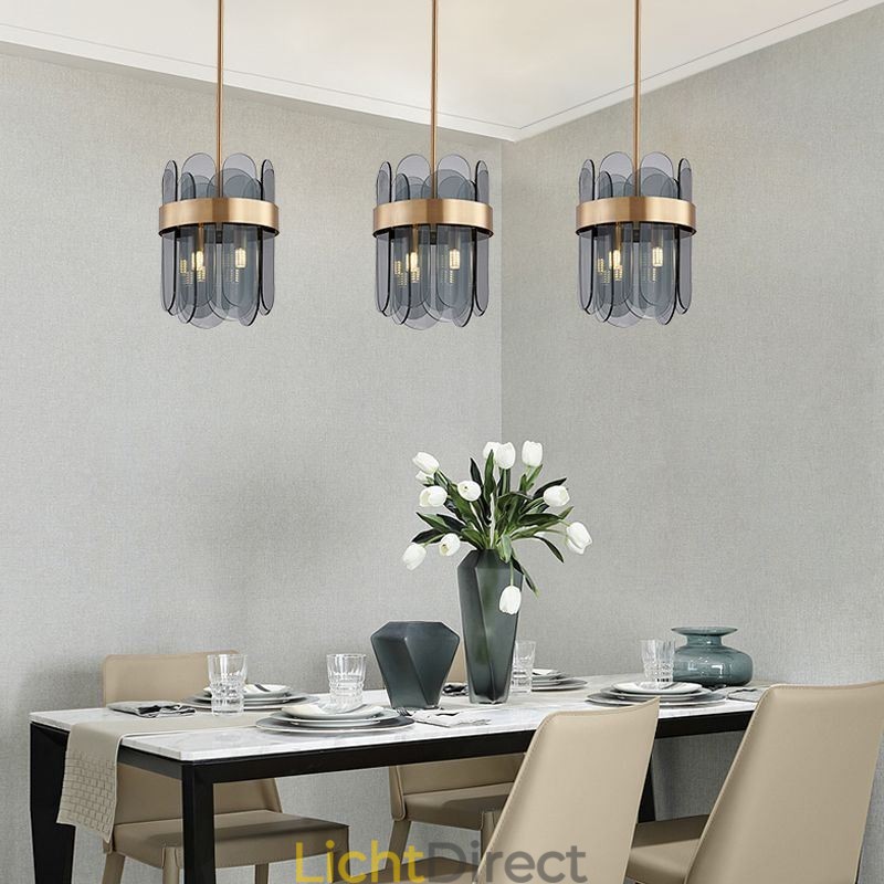 Moderne glazen hanglamp