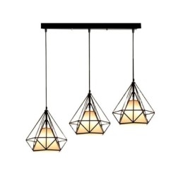 Diamantvormige hanglamp, moderne minimalistische decoratieve lamp