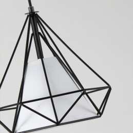 Diamantvormige hanglamp, moderne minimalistische decoratieve lamp