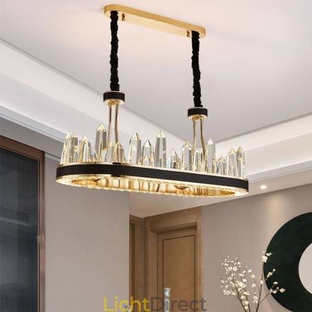 Moderne kristallen hanglamp Kristallen plafondlamp Moderne kristallen hanglamp Kristallen plafondlamp