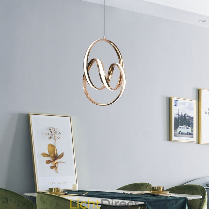 Moderne minimalistische hanglamp Unieke ronde draaibare lamp eiland