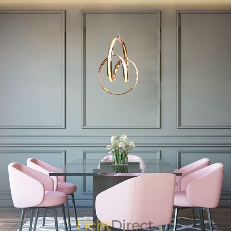 Moderne minimalistische hanglamp Unieke ronde draaibare lamp eiland