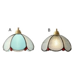 Minimalistische Petal Glazen Hanglamp Enkele Kop Glazen Hanglamp