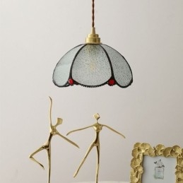 Minimalistische Petal Glazen Hanglamp Enkele Kop Glazen Hanglamp