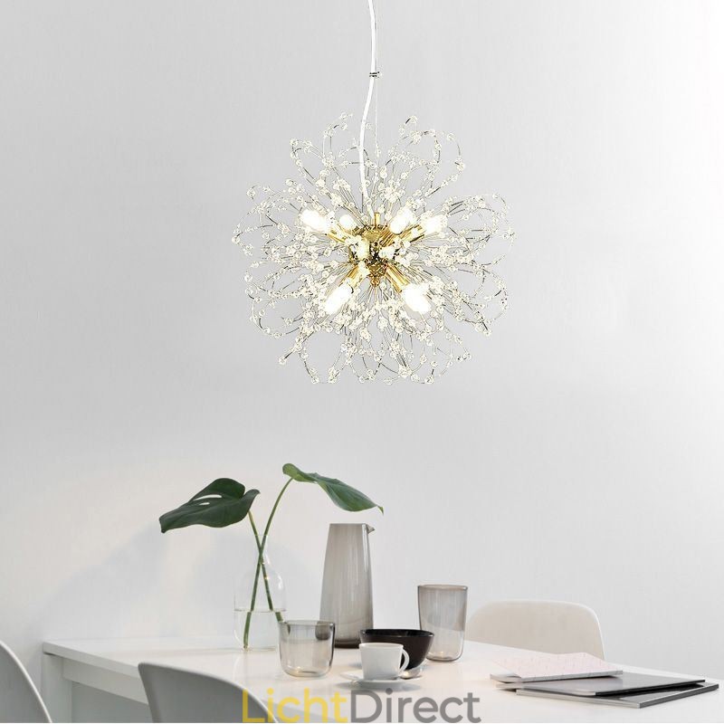 Paardenbloem Kristallen Hanglamp Elegante Kroonluchter