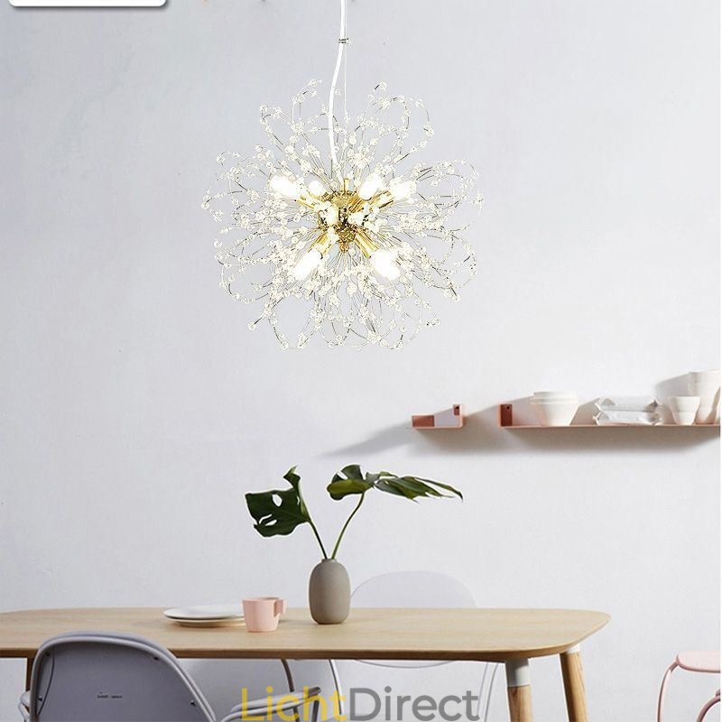 Paardenbloem Kristallen Hanglamp Elegante Kroonluchter