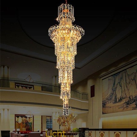 Europese lange hanglamp van kristal Europese lange hanglamp van kristal