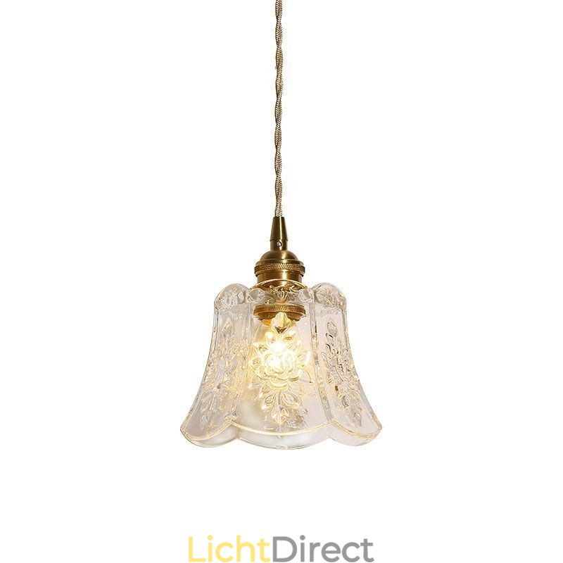 Bloem Hanglamp Minimalistische Decoratieve Glazen Lamp