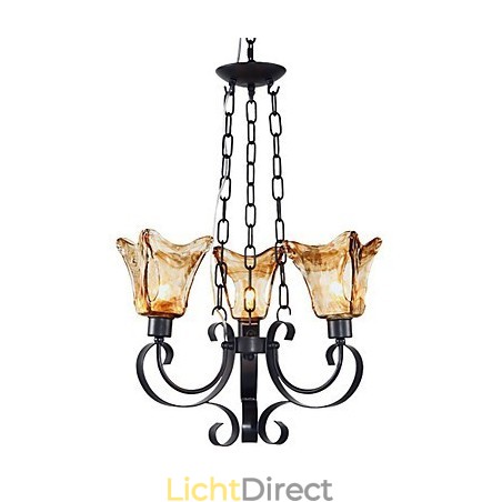 Traditionele klassieke schilderij metalen kroonluchter