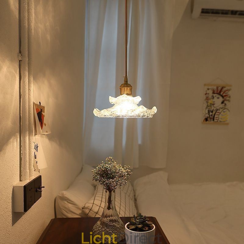 Japanse stijl glazen hanglamp Lotus glazen hanglamp