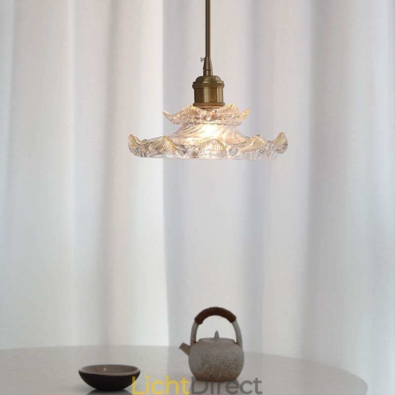 Japanse stijl glazen hanglamp Lotus glazen hanglamp