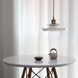 Japanse stijl glazen hanglamp Lotus glazen hanglamp