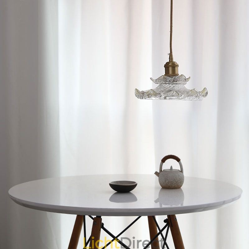 Japanse stijl glazen hanglamp Lotus glazen hanglamp