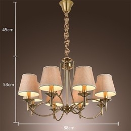 Moderne eigentijdse traditionele klassieke rustieke lodge land eiland vintage messing metalen kroonluchter