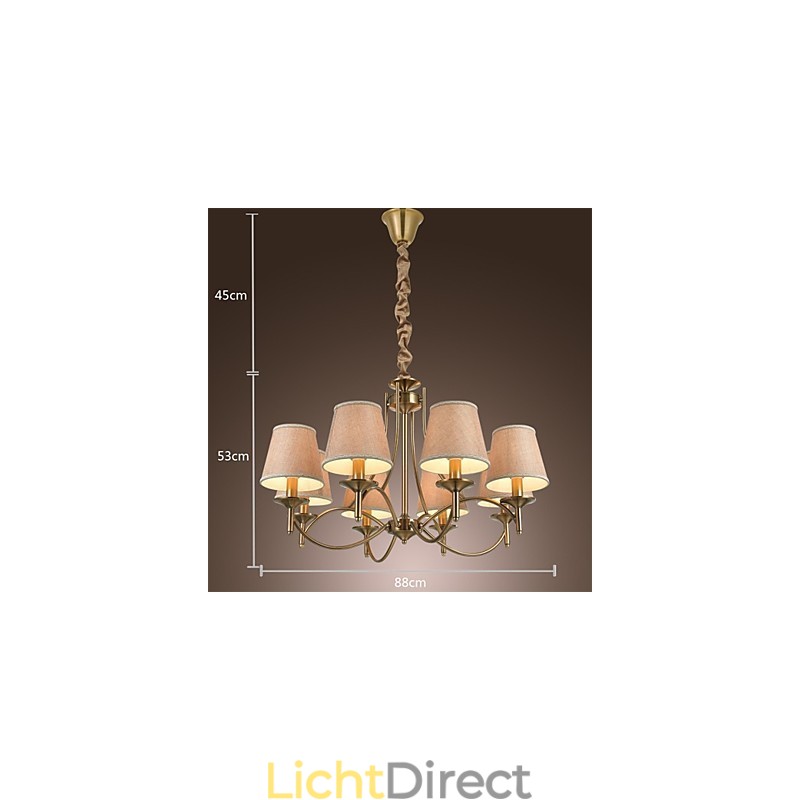 Moderne eigentijdse traditionele klassieke rustieke lodge land eiland vintage messing metalen kroonluchter
