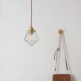 1 lichts diamanten glazen hanglamp bubbelglazen lamp