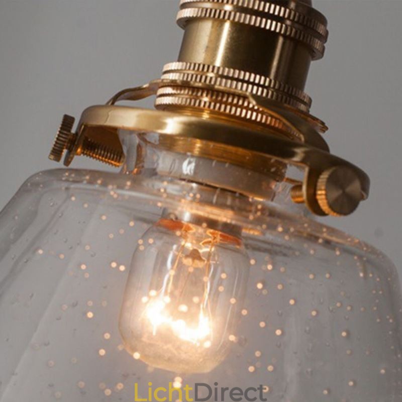 1 lichts diamanten glazen hanglamp bubbelglazen lamp