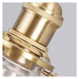 Glazen hanglamp moderne crackle plafondlamp