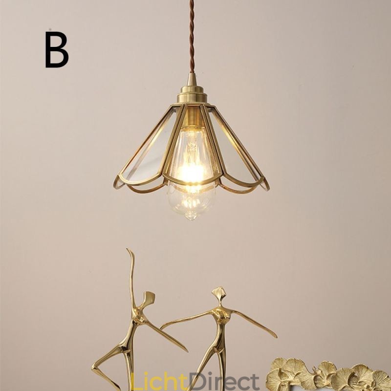 Mini glazen hanglamp moderne eenvoudige glazen plafondlamp