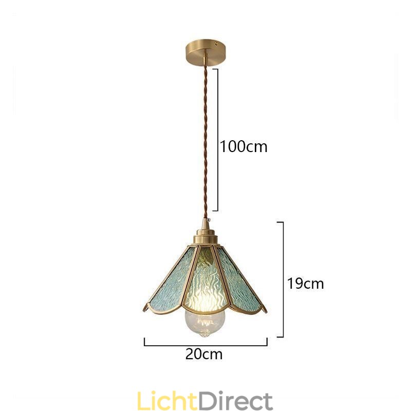 Mini glazen hanglamp moderne eenvoudige glazen plafondlamp