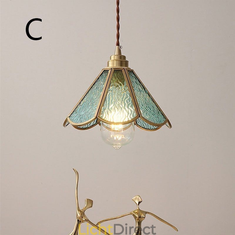Mini glazen hanglamp moderne eenvoudige glazen plafondlamp