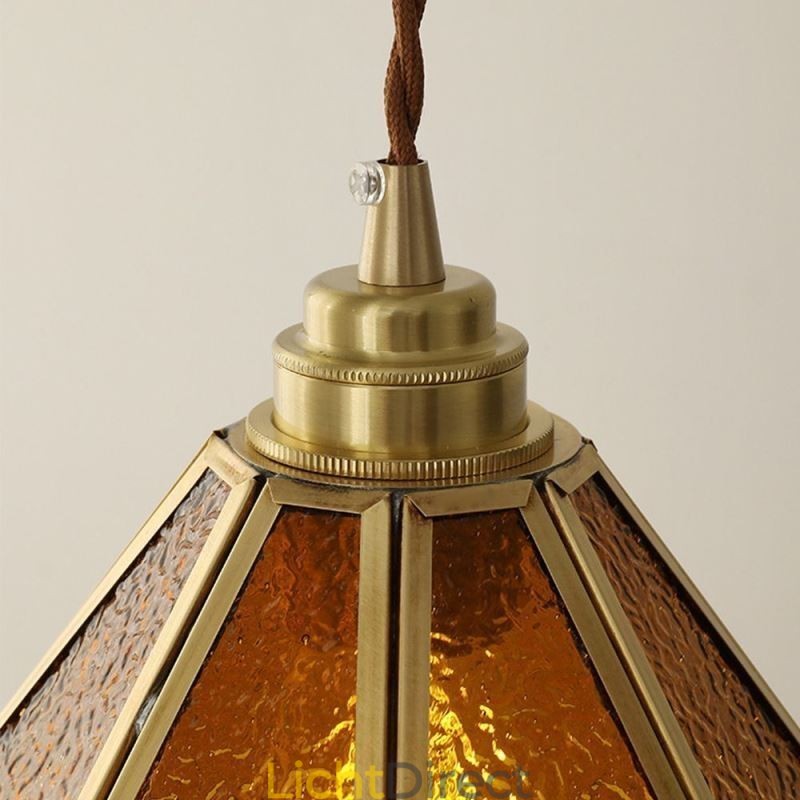 Mini glazen hanglamp moderne eenvoudige glazen plafondlamp