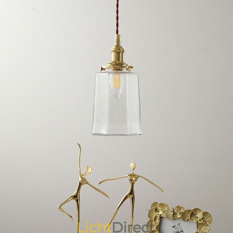 Moderne minimalistische glazen hanglamp decoratieve plafondlamp