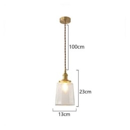 Moderne minimalistische glazen hanglamp decoratieve plafondlamp