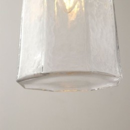 Moderne minimalistische glazen hanglamp decoratieve plafondlamp