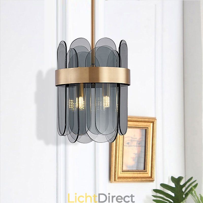 Moderne glazen hanglamp