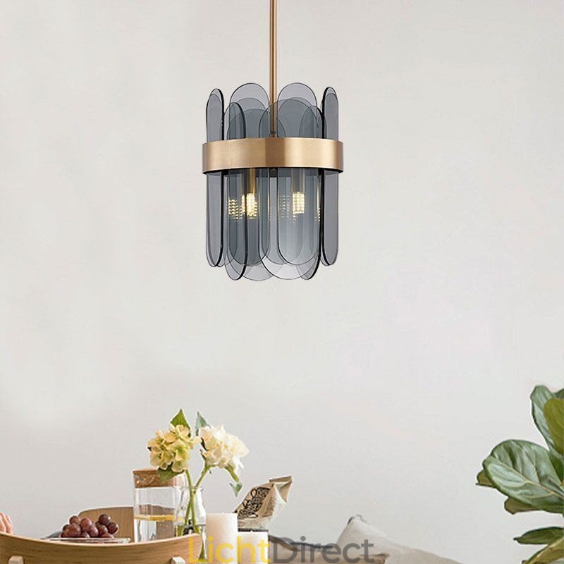 Moderne glazen hanglamp