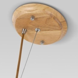 Nordic creatieve houten hanglamp