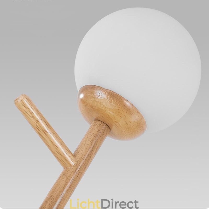 Nordic creatieve houten hanglamp