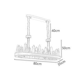 Moderne kristallen hanglamp Kristallen plafondlamp