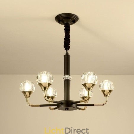 Moderne kristallen hanglamp Elegante kristallen kroonluchter