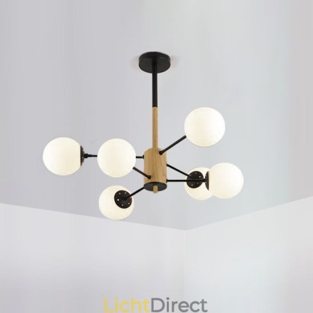 Magic Bean Hanglamp Creatieve Nordic Houten Lampfitting Magic Bean Hanglamp Creatieve Nordic Houten Lampfitting