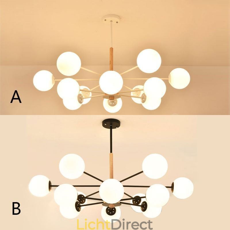 Magic Bean Hanglamp Creatieve Nordic Houten Lampfitting