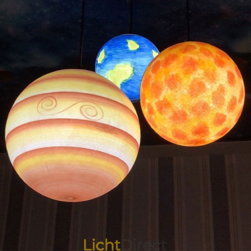Nordic Planet Design Hanglamp Unieke Zonnestelsel Planeten Kroonluchter