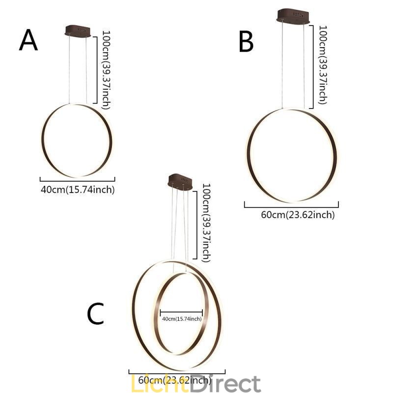 Nordic Hanglamp Acryl Ringvormige Hanglamp